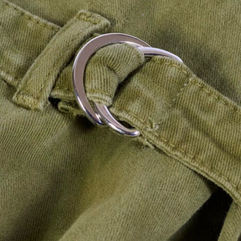 ba&sh Pantalon Maroon Pants Kaki - Picture 6 of 17